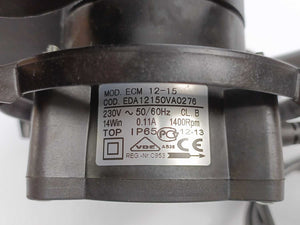 Elco EDA12150VA0276 ECM 12-15, 230~50/60Hz CL. B FAN ø200/34°