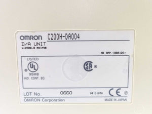 OMRON C200H-DA004 D/A Unit 4-20mA, 8 points