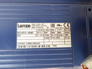 LENZE G50BB145MSBR3C00 4,2 kW i=5,002 Geared Motor MCS14P14-RS0B0