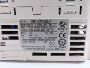 YASKAWA CIMR-VC4A0001BAA VZA40P2BAA V1000 Compact AC Drive