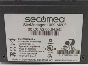 Secomea SiteManager 1029 M205 Remote Access to Industrial Devices