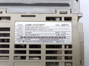 OMRON CIMR-V7AZ40P7 Frequency Digital Operator 40P70