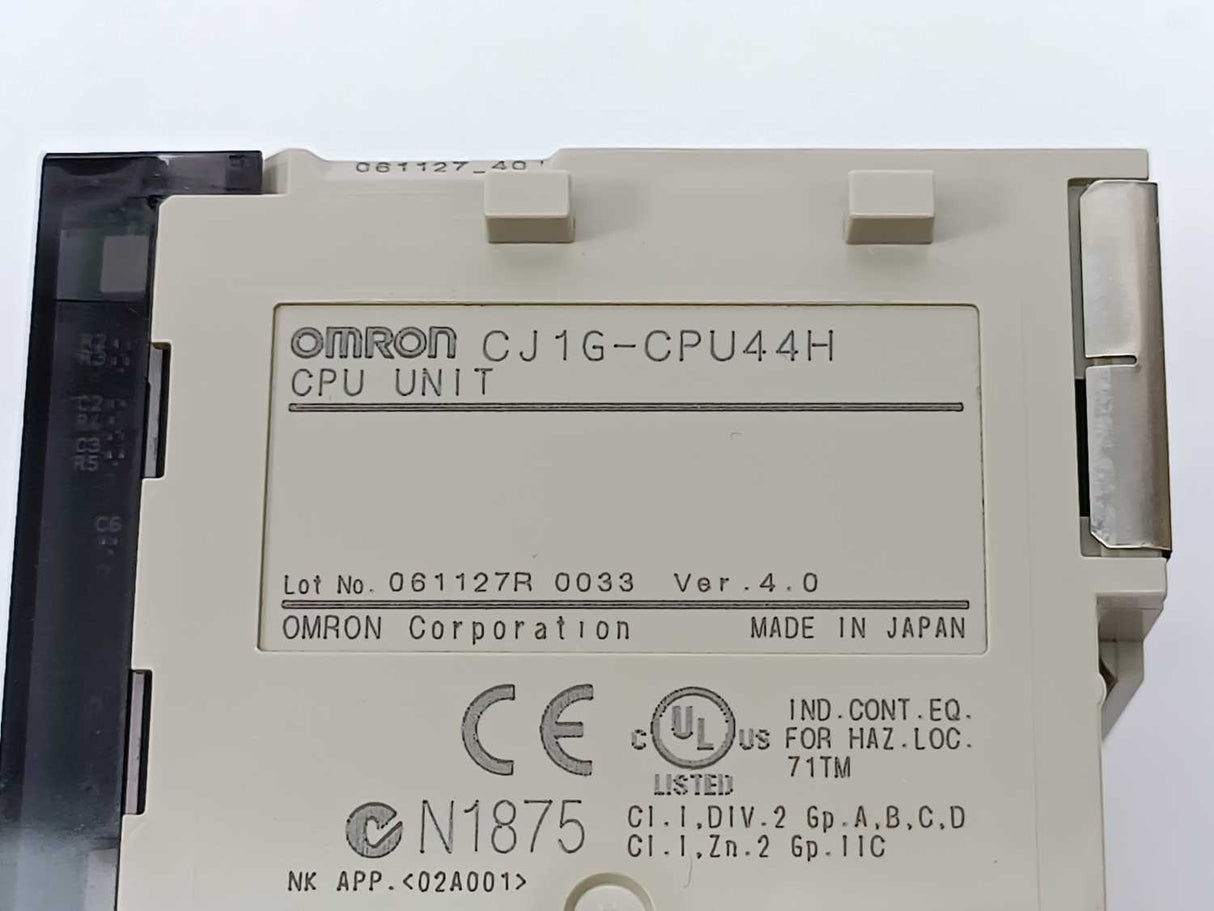 OMRON CJ1G-CPU44H CPU Unit