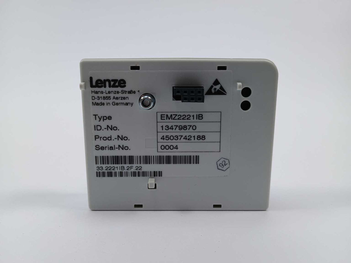 LENZE EMZ2221IB DrivePLC/ServoPLC/ECS Extension Module Card Module 13479870