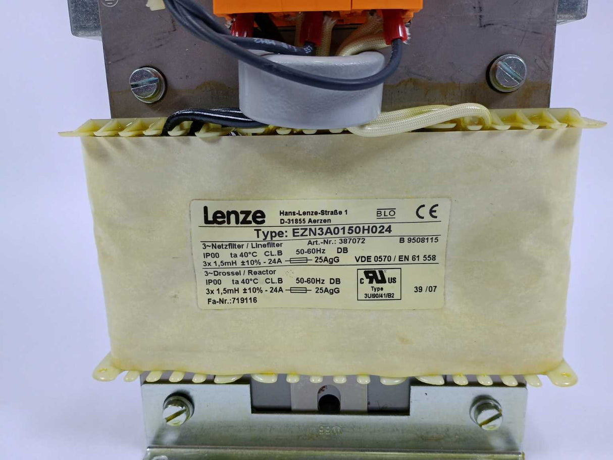 LENZE EZN3A0150H024 387072 Mains Filter