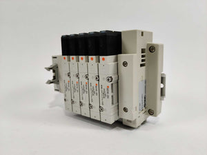 SMC Pneumatics 750-SV20-00100510 with 5x SV2100-5FU 5-Port Valve