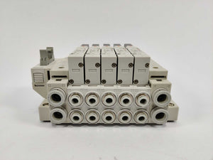 SMC Pneumatics 750-SV20-00100510 with 5x SV2100-5FU 5-Port Valve