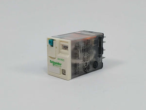 Schneider Electric RXM4AB2BD Plug-in relay 24VDC & RXZE2S114M. 12 Pcs