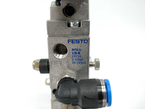 Festo 19758 MFH-5-1/8-B With MSFW 24-50/60-OD attached