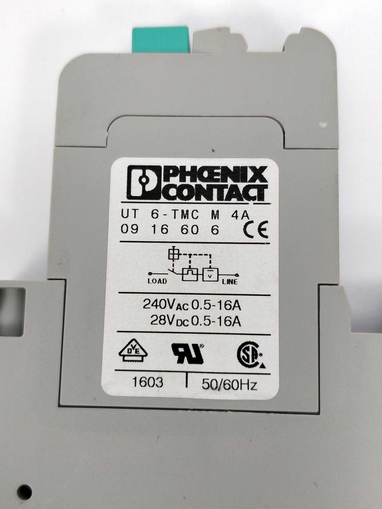 Phoenix Contact 916606 7 Pcs. UT 6-TMC M 4A