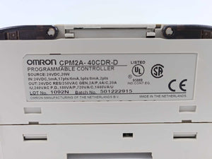 OMRON CPM2A-40CDR-D Programmable Controller