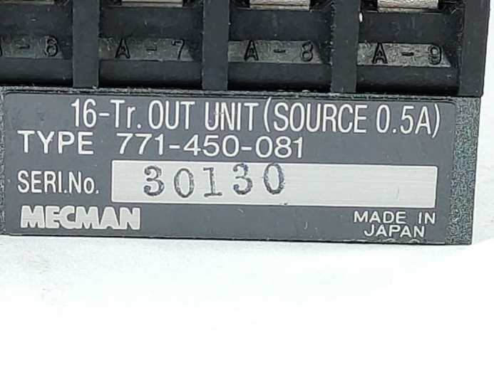 Mecman 771-450-081 16-Tr. Out Unit (Source 0,5 A)