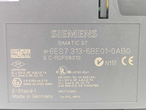 Siemens 6ES7313-6BE01-0AB0 SIMATIC S7-300 CPU