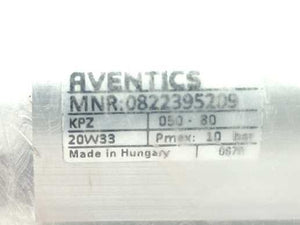 Aventics 0822395209 Pneumatic Cylinder. Diam:50, H:80. Pmax: 10 bar