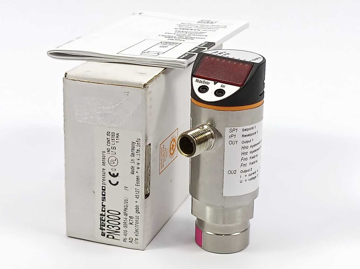 Ifm Electronic PN3000 Pressure Sensor With Display