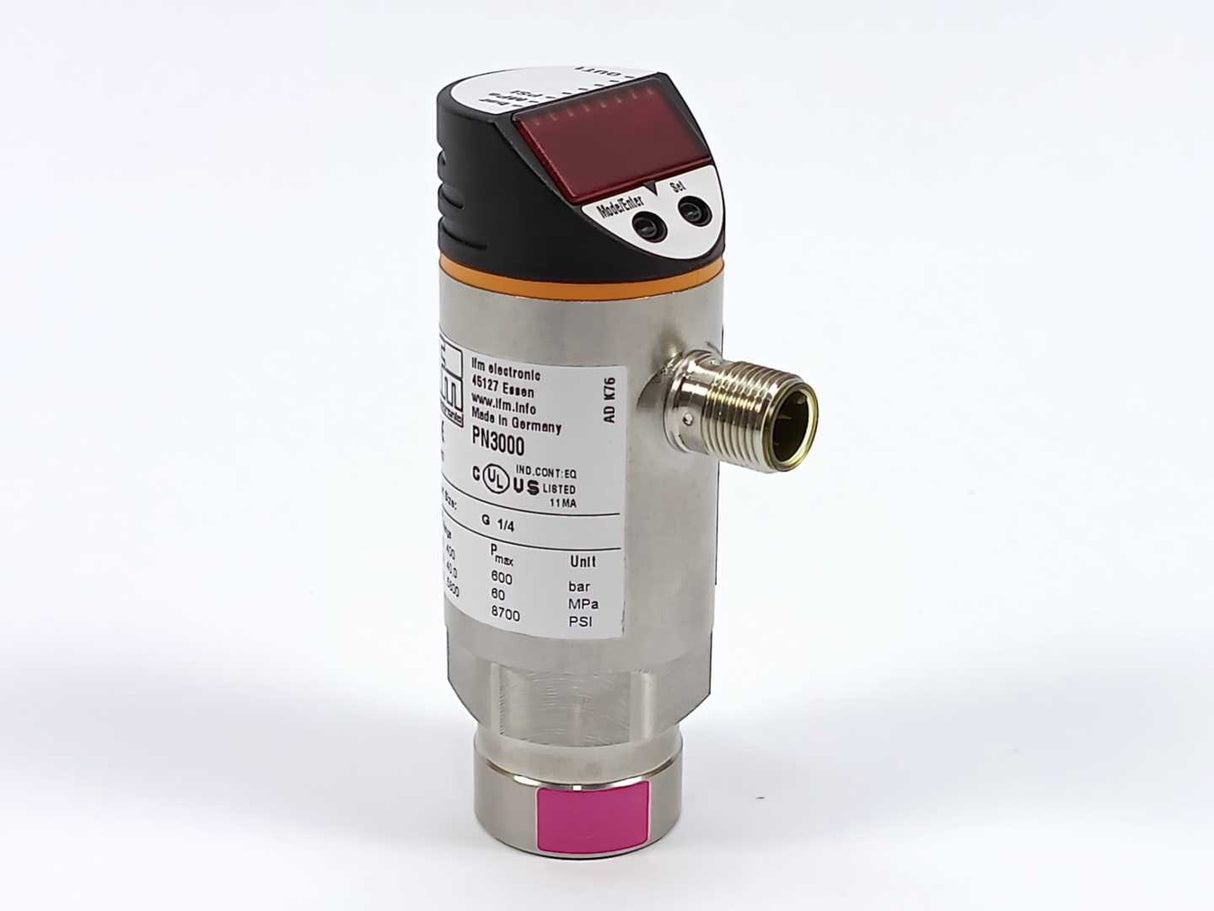 Ifm Electronic PN3000 Pressure Sensor With Display