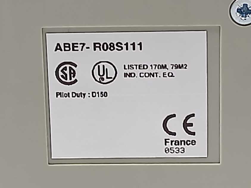 TELEMECANIQUE ABE7-R08S111 Electromechanical Relay