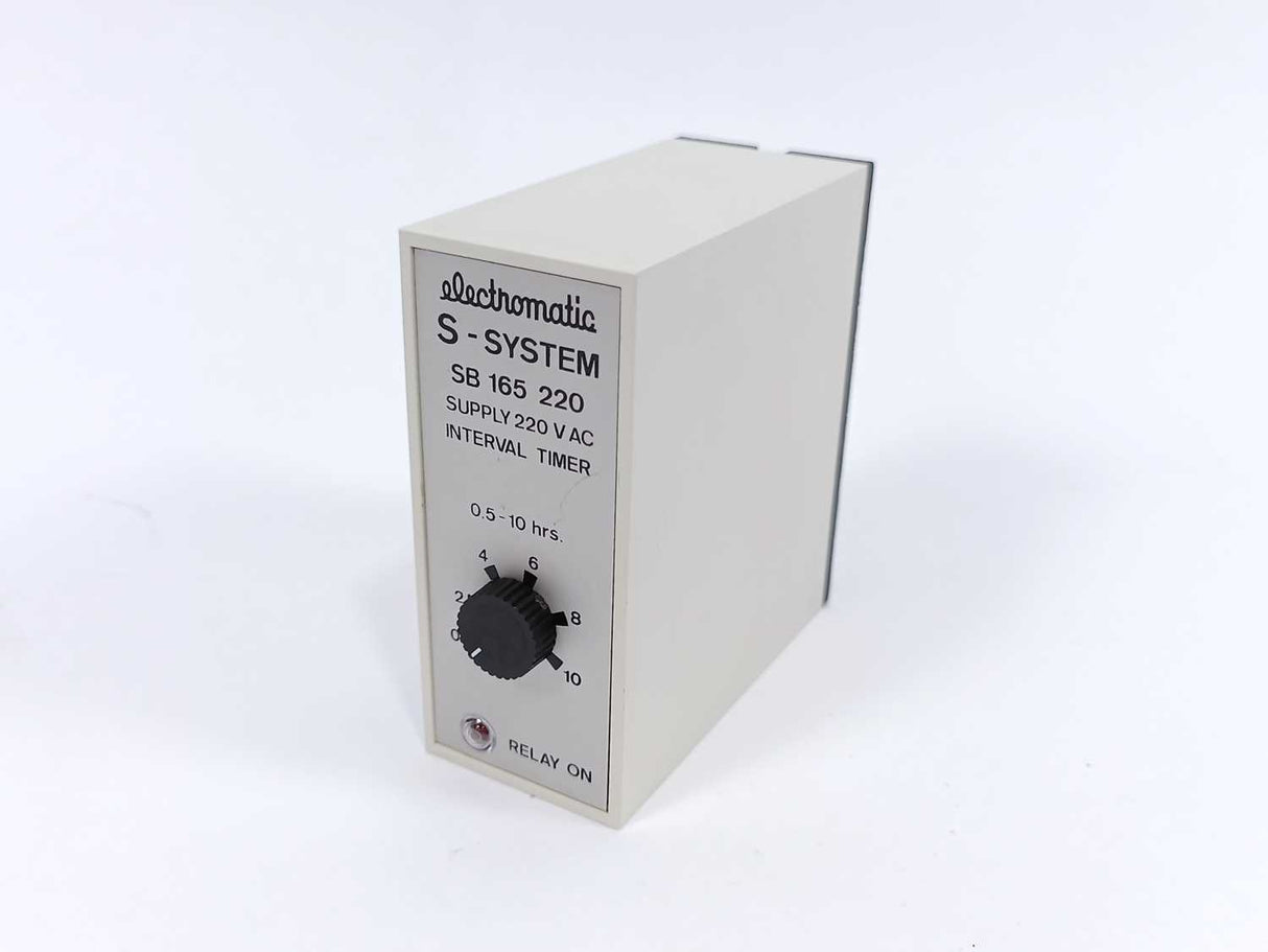 Electromatic SB 165 220 Interval Timer 5.0 - 10 hrs, Supply 220 V AC