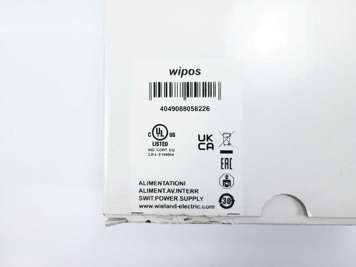 Wieland 81.000.6160.0 Switched-Mode Power Supply 24V 5A wipos P3 24-5