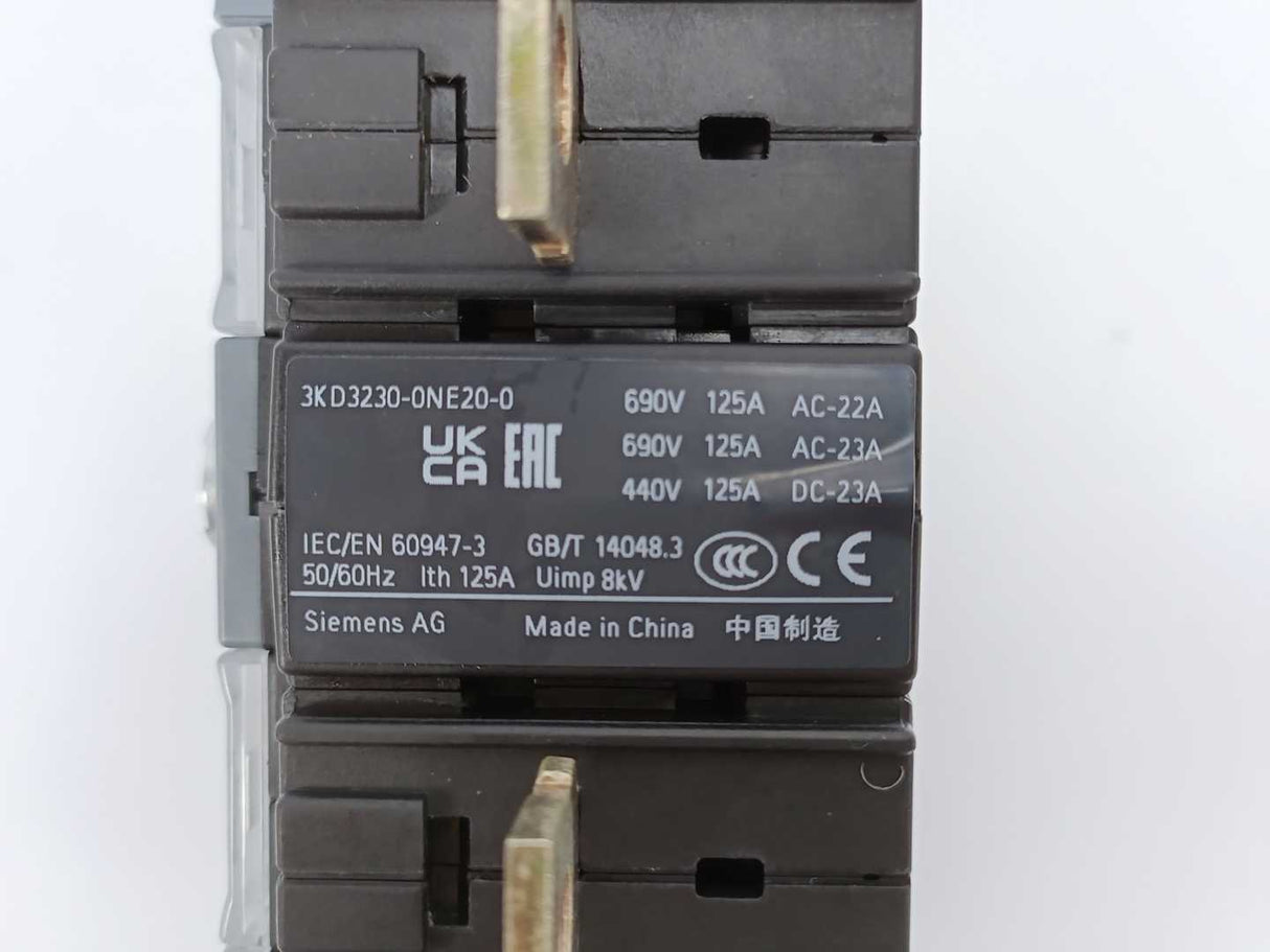 Siemens 3KD3230-0NE20-0 Switch disconnector 125 A