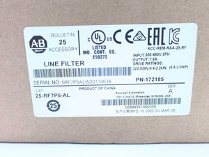 AB 25-RF7P5-AL Ser A EMC Filter Kit for Powerflex 520