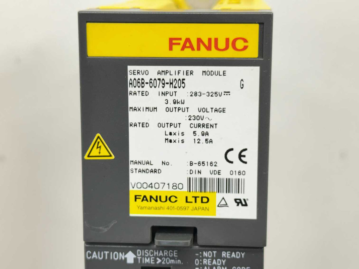 Fanuc A06B-6079-H205 G Servo Amplifier Module