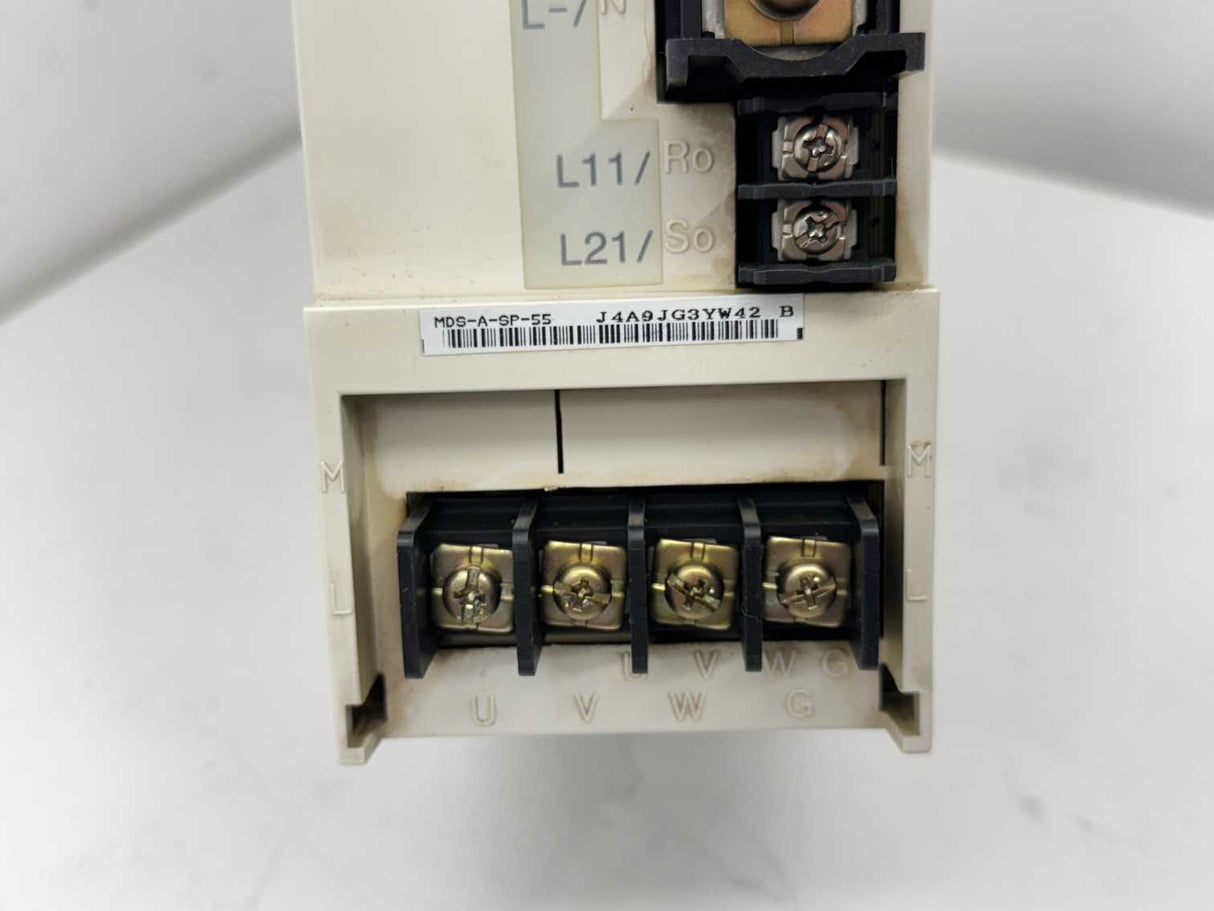 Mitsubishi MDS-A-SP-55 Spindle Drive Unit with 1xCN20 connector slot