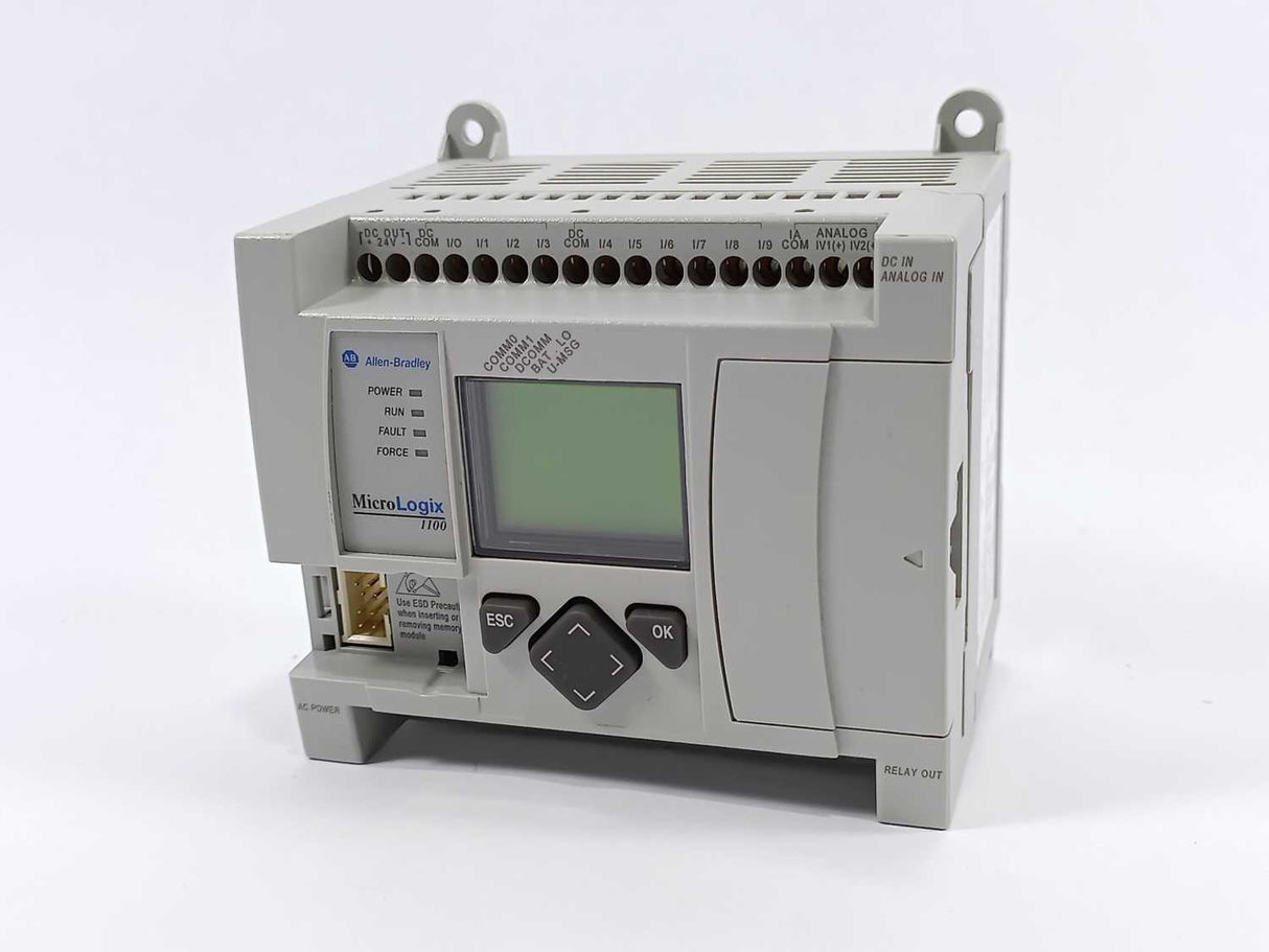 AB 1763-L16BWA Ser. B FW 16 MicroLogix 1100 16 Point Controller