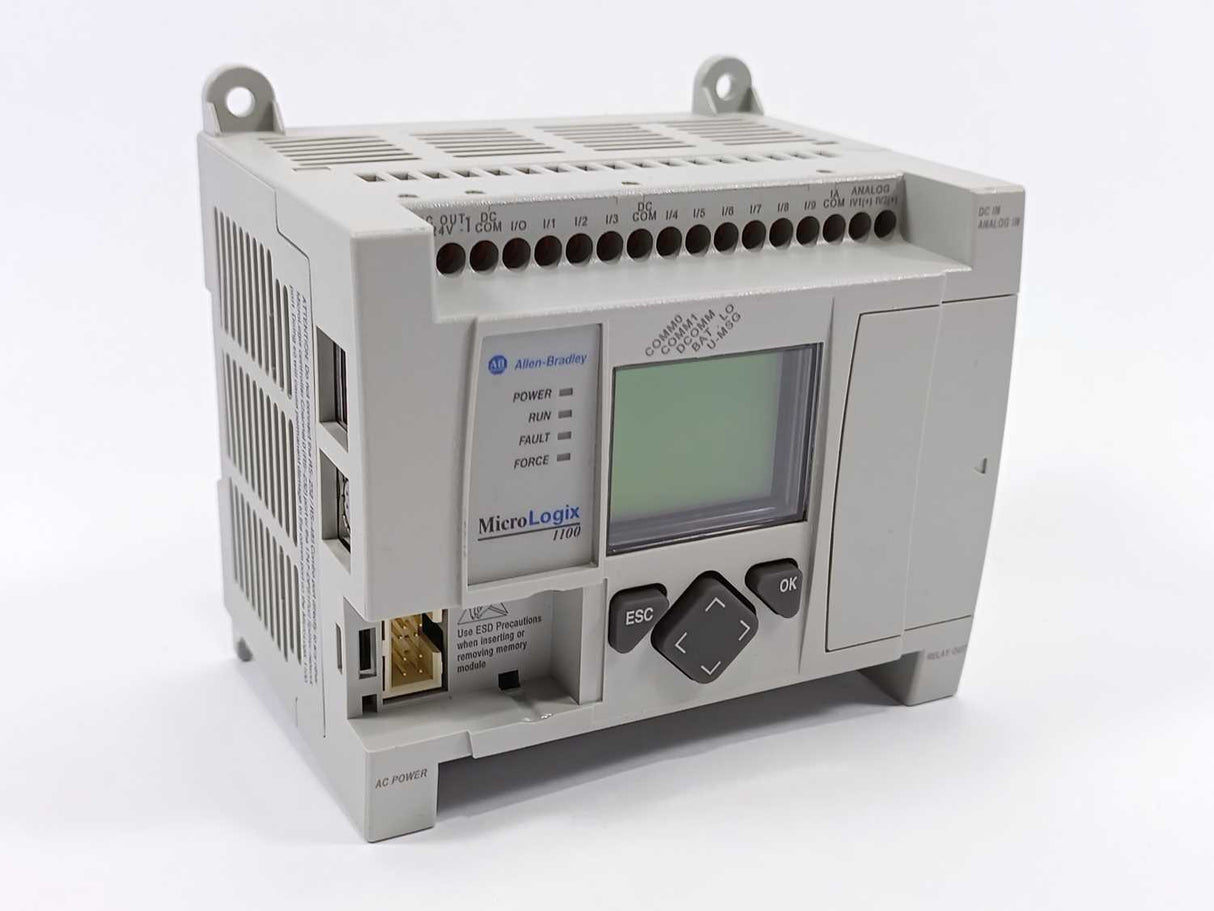 AB 1763-L16BWA Ser. B FW 16 MicroLogix 1100 16 Point Controller