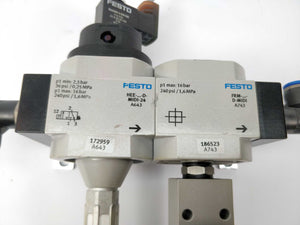 Festo 172941 + 186523 HEE/FRM-D-MIDI Service unit