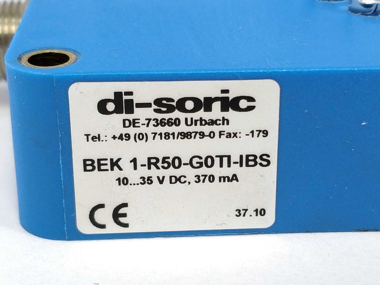 Di-Soric BEK 1-R50-G0TI-IBS LED Ring light