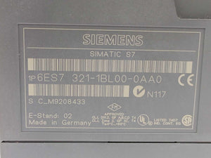 Siemens 6ES7321-1BL00-0AA0 SIMATIC S7-300, Digital input SM 321