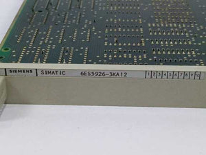 Siemens 6ES5926-3KA12 SIMATIC S5, 926 CPU FOR 150K CENTRAL CONTROLLER