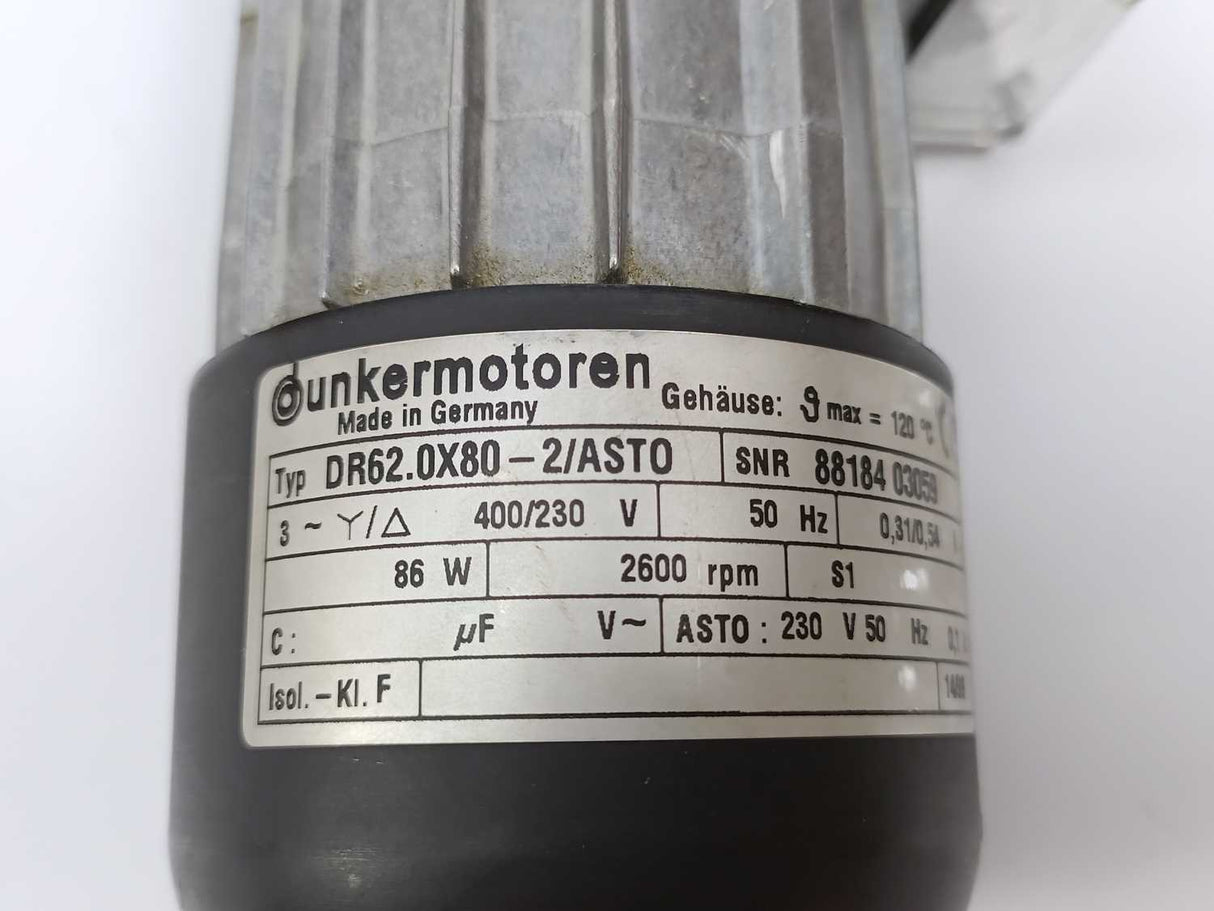 Dunkermotoren  DR62.0X80-2/ASTO 50Hz Servo Motor