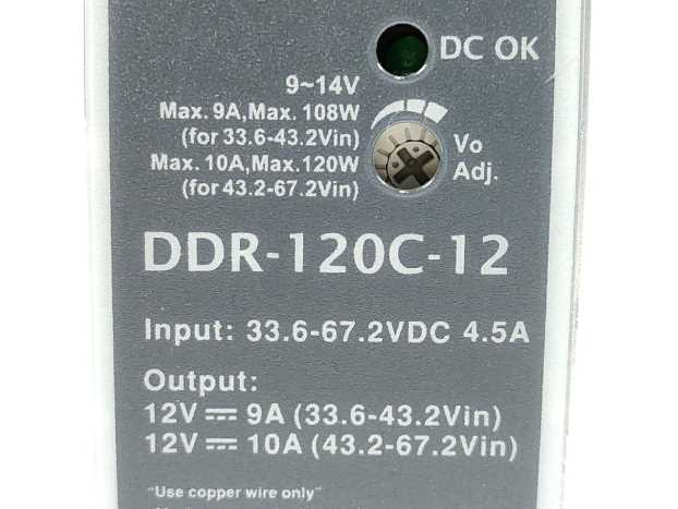 Mean Well DDR-120C-12 DC-DC Ultra Slim 12V / 12V