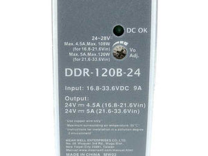 Mean Well DDR-120B-24 DC-DC Ultra Slim 24V /  24V