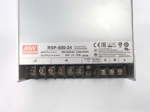 Mean Well RSP-500-24 AC-DC Single Output 24V 21A