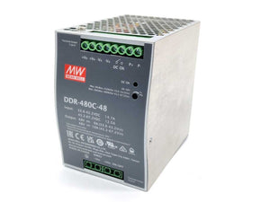 Mean Well DDR-480C-48 DC-DC Ultra slim Industrial DIN rail converter 48V 10A