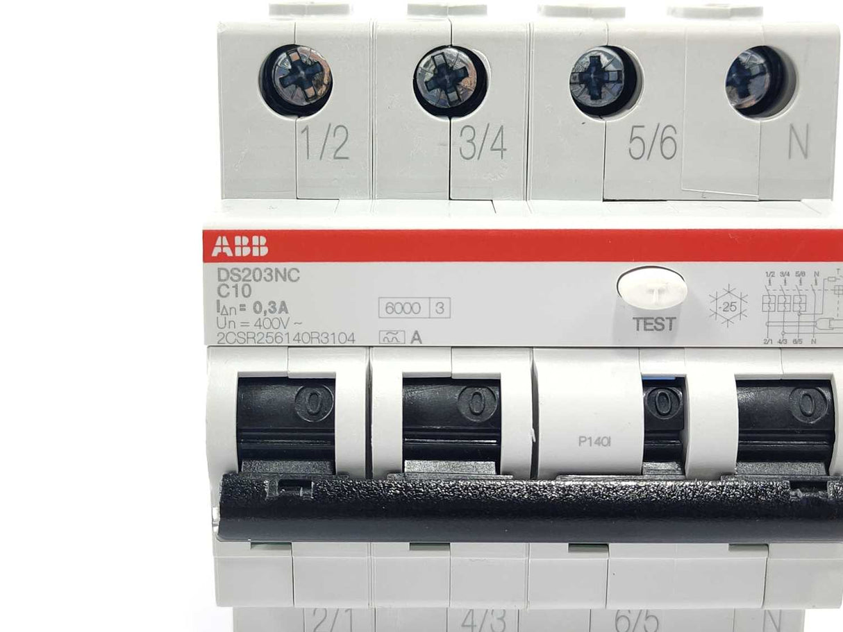 ABB 2CSR256140R3104 DS203NC C10 A300 Circuit Breaker