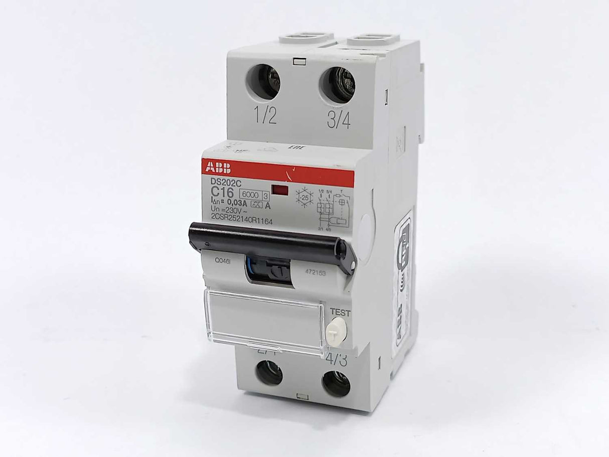 ABB 2CSR252140R1164 DS202C C16 A30 Circuit Breaker