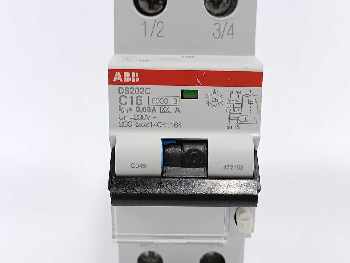 ABB 2CSR252140R1164 DS202C C16 A30 Circuit Breaker