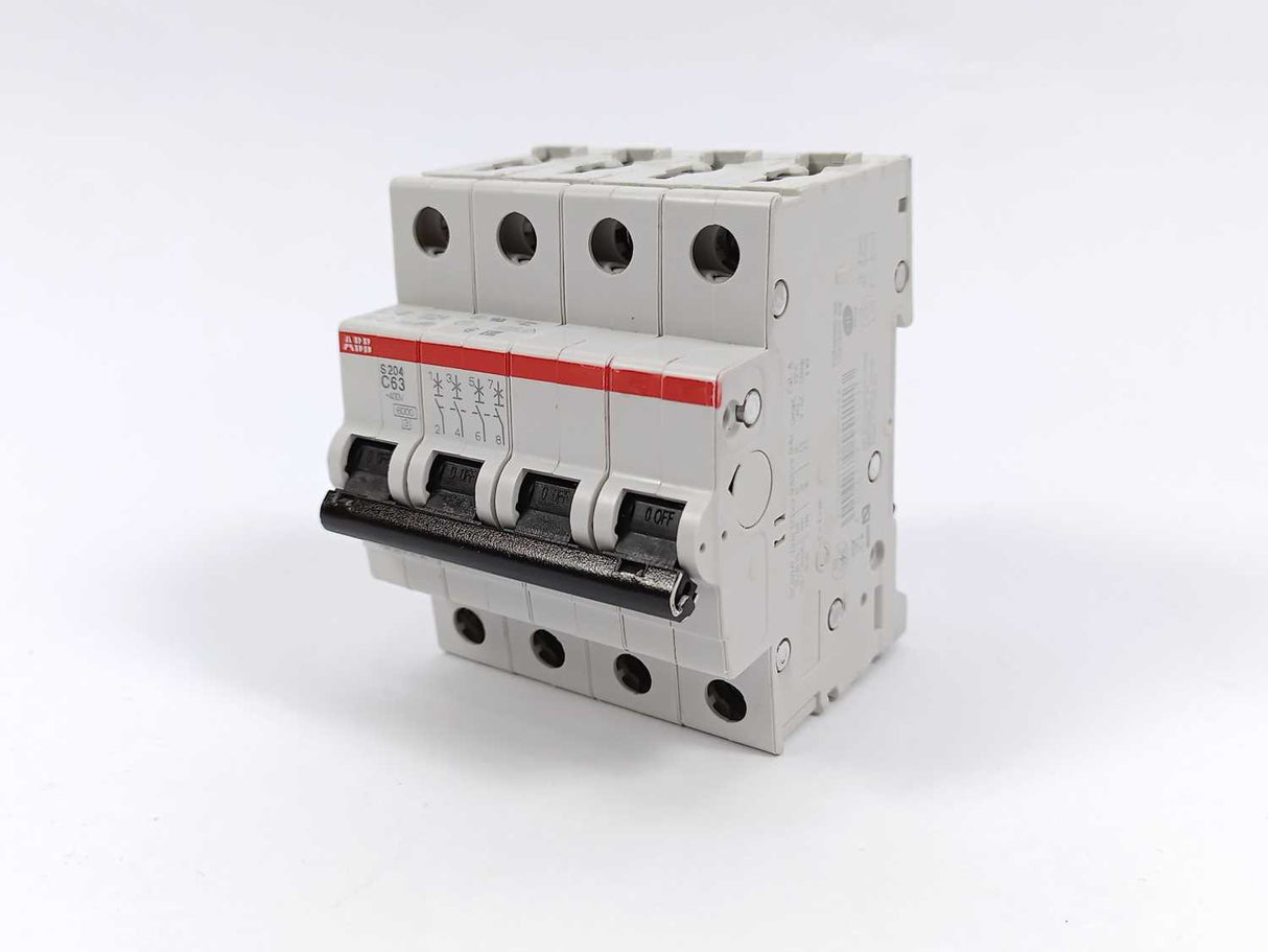 ABB 2CDS254001R0634 S204-C63 Miniature Circuit Breaker