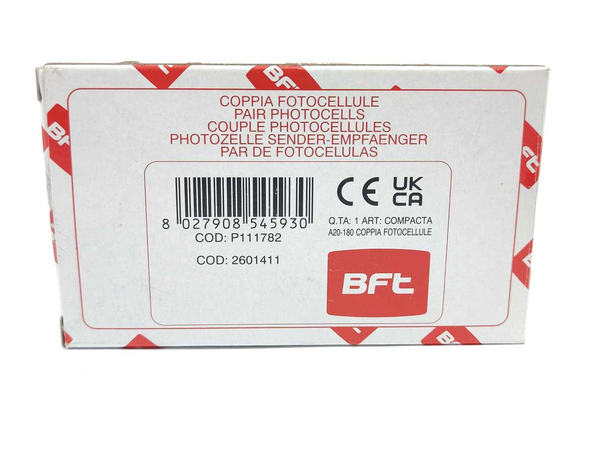 BFT 2601411 Pair Photocells A20-180 P111782