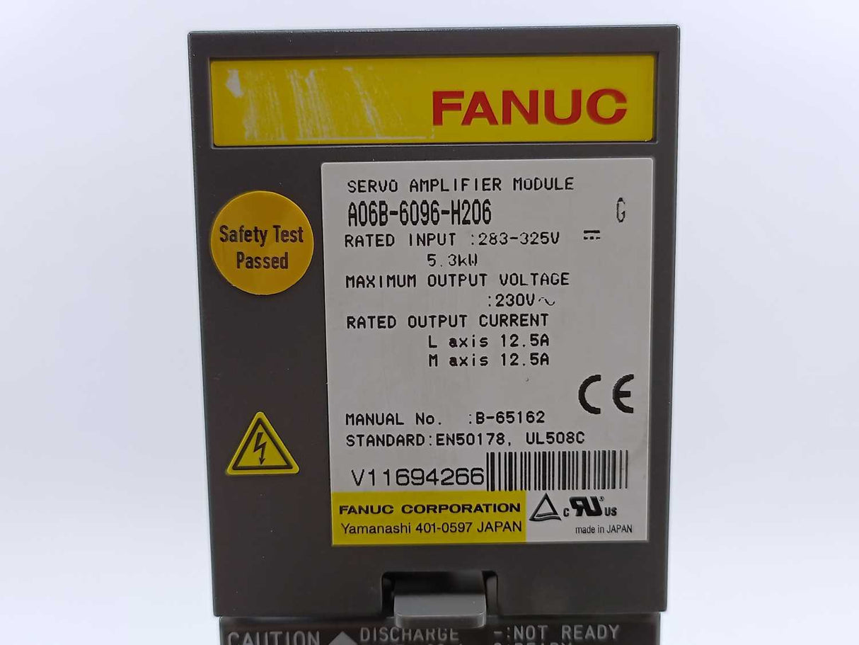 Fanuc A06B-6096-H206 5,3kW Servo Amplifier Module