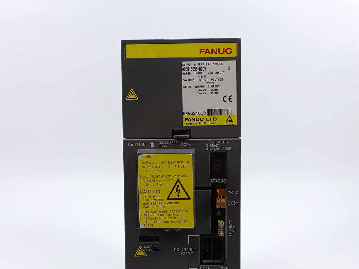 Fanuc A06B-6096-H209 7,5kW Servo Amplifier Module