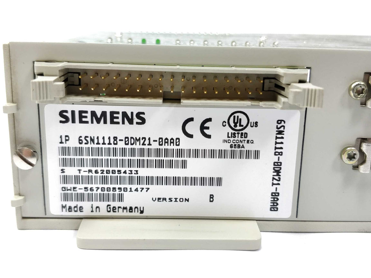 Siemens 6SN1118-0DM21-0AA0 Simodrive