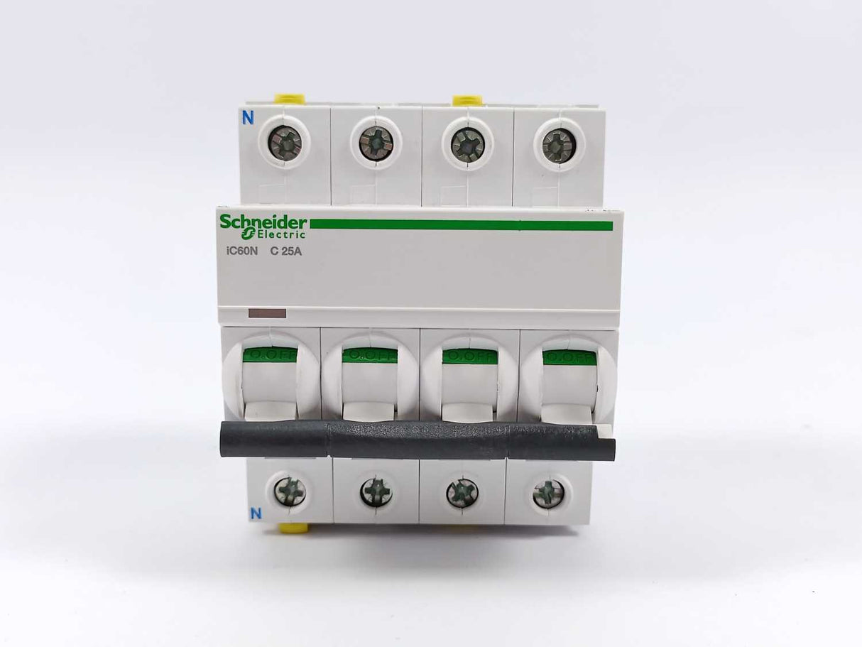 Schneider Electric A9F04725 iC60N C 25A Miniature Circuit Breaker