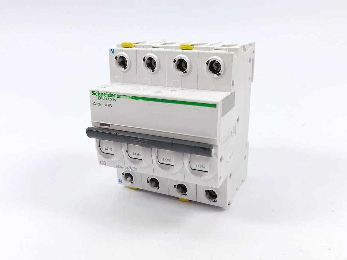 Schneider Electric A9F04706 iC60N C 6A Miniature Circuit Breaker