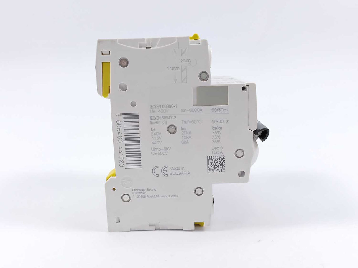 Schneider Electric A9F04706 iC60N C 6A Miniature Circuit Breaker