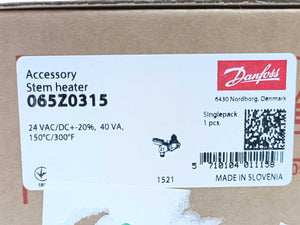 Danfoss 065Z0315 Steam heater, 24 VAC/DC +-20%, 40VA, 150C/300F